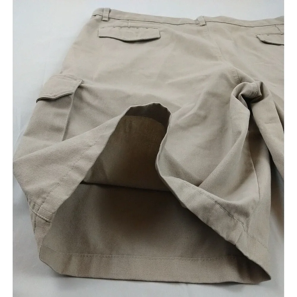 K12 Gear Khaki Cargo‎ Shorts Mens 44 Sturdy Comfort Pockets Hiking Preppy(1038)